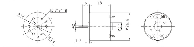 直流電機(jī)YS-R310的幾何參數(shù)