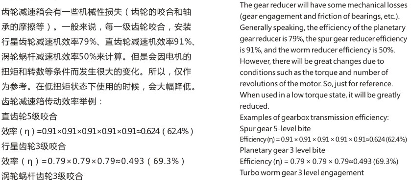 齒輪箱效率